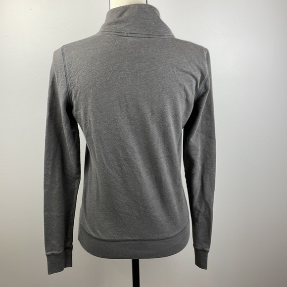 PINK 3/4 Zip Pullover Shirt SZ XS Love Pink on front Pockets Gray Black Letters - Picture 8 of 11